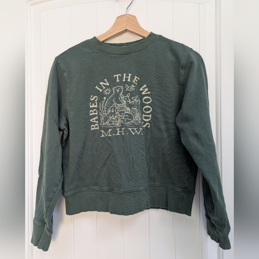 Mountain Hardware Vintage Women's Graphic Sweatshirt - Sage Green